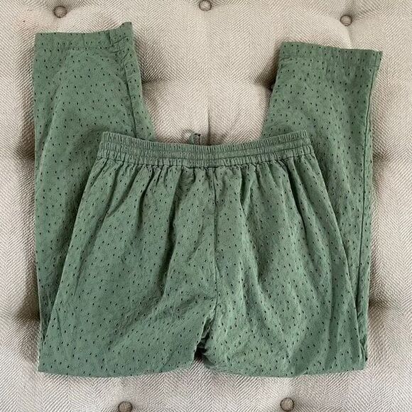 J Crew Eyelet Pull On Cropped Pants XXS - Picture 6 of 7
